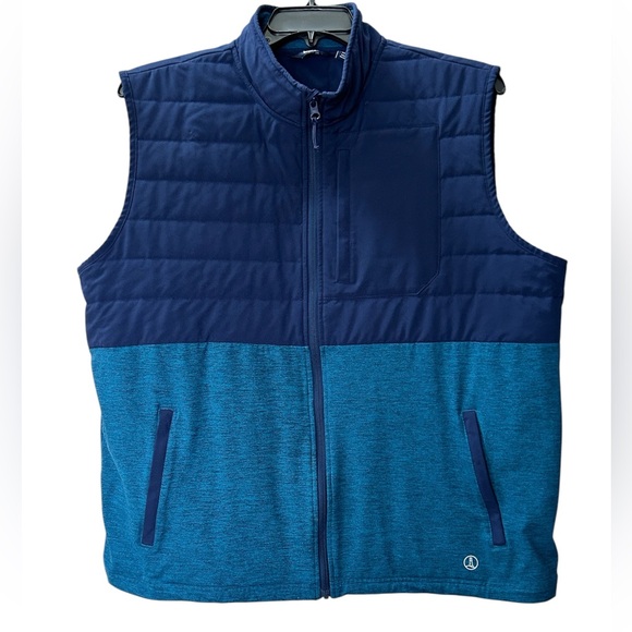 Lands' End Other - Land’s End Men’s Insulated Full Zip Vest Lightweight Golf Blue Size XL 46-48